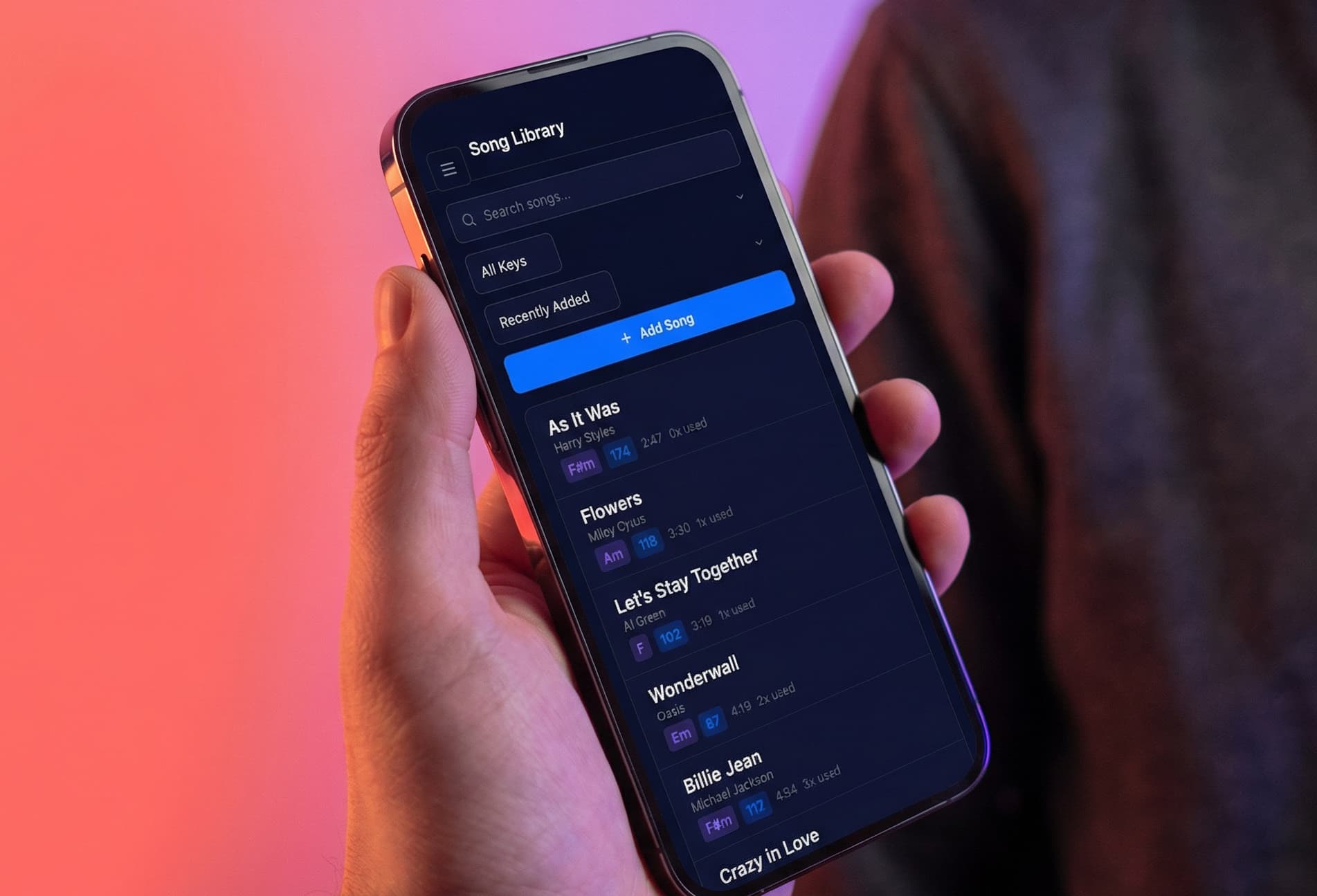 Song Library Management screenshot